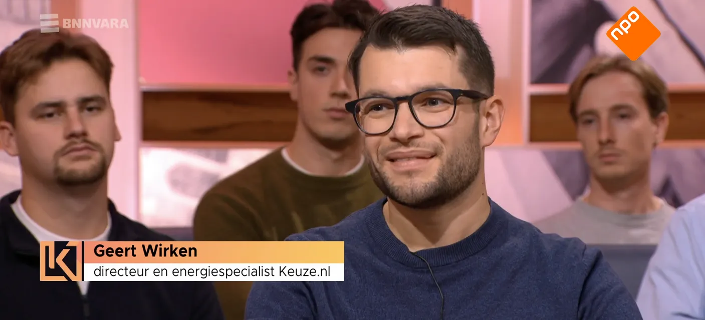 Geert Wirken te gast als energiespecialist in het BNNVARA-programma Kassa